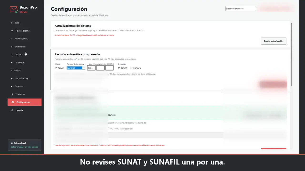 BuzonPro: automatización de notificaciones